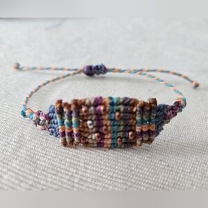 New Handcrafted Multicolor Woven Bracelet